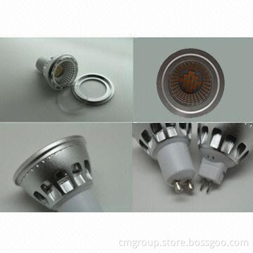 GU5.3 LED bulbs Spotlight, 5W, 9-piece LG SMDs, 470 to 510lm, >85Ra,60-degree beam angle,CE-approved